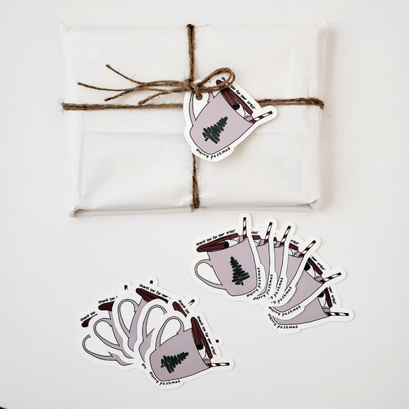 LoveBarbara Jewelry - LB052 NOTE CARDS Thank You for Your Order Merry Poshmas Holiday Mug [Price Firm]
